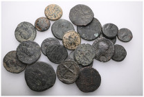 ANCIENT BRONZE COINS.SOLD AS SEEN.NO RETURN.

 Weight: lot Diameter:lot