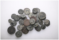 ANCIENT BRONZE COINS.SOLD AS SEEN.NO RETURN.

 Weight: lot Diameter:lot