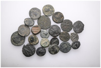 ANCIENT BRONZE COINS.SOLD AS SEEN.NO RETURN.

 Weight: lot Diameter:lot