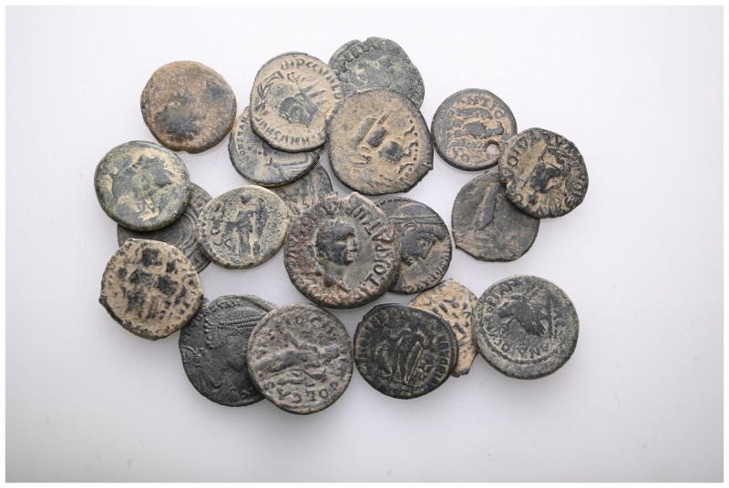 ANCIENT BRONZE COINS.SOLD AS SEEN.NO RETURN.

 Weight: lot Diameter:lot