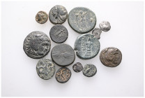 ANCIENT BRONZE COINS.SOLD AS SEEN.NO RETURN.

 Weight: lot Diameter:lot