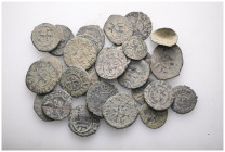 ANCIENT BRONZE COINS.SOLD AS SEEN.NO RETURN.

 Weight: lot Diameter:lot