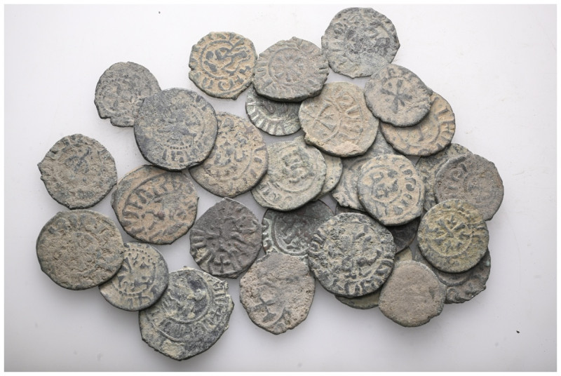 ANCIENT BRONZE COINS.SOLD AS SEEN.NO RETURN.

 Weight: lot Diameter:lot