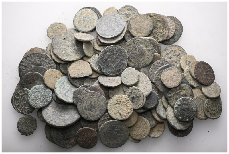 ANCIENT BRONZE COINS.SOLD AS SEEN.NO RETURN.

 Weight: lot Diameter:lot