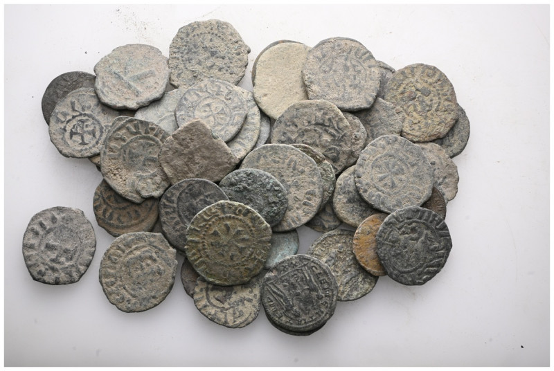 ANCIENT BRONZE COINS.SOLD AS SEEN.NO RETURN.

 Weight: lot Diameter:lot