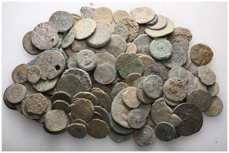ANCIENT BRONZE COINS.SOLD AS SEEN.NO RETURN.

 Weight: lot Diameter:lot