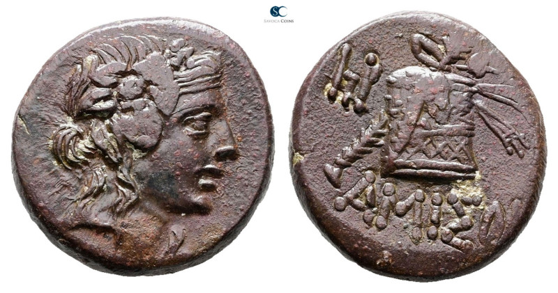 Pontos. Amisos. Time of Mithradates VI Eupator 120-63 BC. 
Bronze Æ

21 mm, 8...