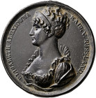Baden-Durlach. Luise Marie Auguste *1779, †1826, Tochter des Erbprinzen Karl Ludwig, als Elisabeth Alexiewna Kaiserin von Russland. 
Einseitige Eisen...