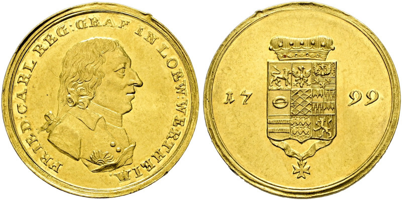 Löwenstein-Wertheim-Virneburg. Friedrich Karl 1779-1806. 
Dukat 1799 -Wertheim-...