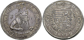 Ensisheim als habsburgische Münzstätte. Erzherzog Leopold 1620-1632. . 
Doppeltaler o.J. (geprägt als weltlicher Fürst 1631/32). Klemesch 216 (dieses...