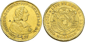 Straßburg, Bistum. Ludwig Constantin von Rohan 1756-1779. . 
Constantin d'or (= Pistole oder Louis d'or) 1759 -Oberkirch-. Brustbild im geistlichen O...
