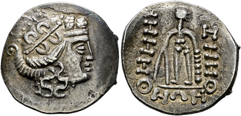 Ostkelten. . 
Tetradrachme, Typ Insel Thasos 2./1. Jh. v. Chr. Stilisierter Dio...