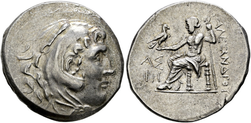 Pamphylia. Aspendos. 
Tetradrachme 195-194 v. Chr. im Namen und Stil Alexanders...