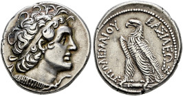 Ägypten. Königreich der Ptolemäer. Ptolemaios VI. Philometor 180-145 v. Chr. 
Tetradrachme 163-145 v. Chr. -Alexandria-. Kopf mit Ägis und Diadem nac...