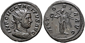 Kaiserzeit. Tacitus 275-276. 
Antoninian (Nov./Dez.) 275 -Rom-. IMP C M CL TACITVS AVG. Drapierte Panzerbüste mit Strahlenkrone und Paludamentum nach...
