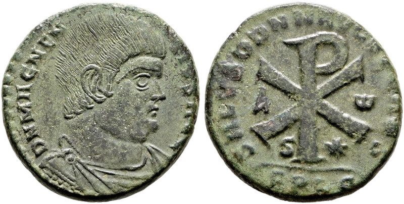 Kaiserzeit. Magnentius 350-353. 
Doppelmaiorina (Doppelcentenionalis oder Folli...