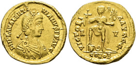 Kaiserzeit. Valentinianus III. 425-455. 
Solidus 426/430 -Ravenna-. D N PLA VALENTINIANVS P F AVG. Drapierte Panzerbüste mit Rosettendiadem nach rech...