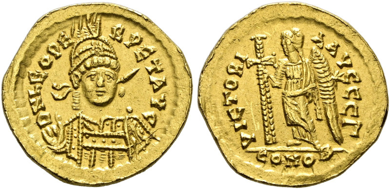 Kaiserzeit. Leo I. 457-474. 
Solidus ab 462 -Constantinopolis-. 3. Offizin. D N...