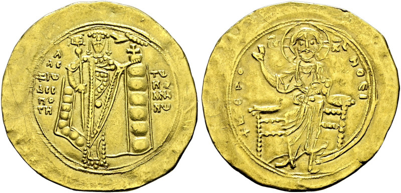 Alexios I. Comnenus 1081-1118. 
Hyperpyron (Scyphat) nach 1092 -Constantinopoli...