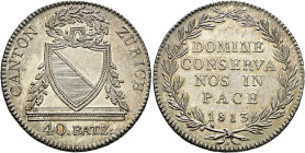 Schweiz-Zürich, Stadt und Kanton. . 
Neutaler zu 40 Batzen 1813. Stempel von Peter Bruckmann (Heilbronn). DT 18, HMZ 2-1172a, Dav. 366.
Prachtexempl...