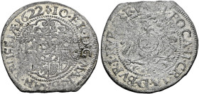 Brandenburg-Ansbach. Joachim Ernst 1603-1625. 
Kipper-24 Kreuzer 1622 -Fürth-. Münzmeister Conrad Stutz (hängende Knospe auf Vorder- und Rückseite). ...