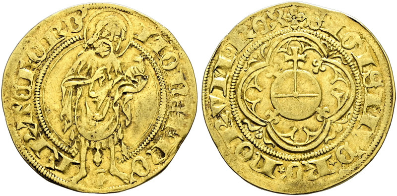 Frankfurt/M., Reichsmünzstätte. Sigismund von Luxemburg 1410-1437. 
Goldgulden ...