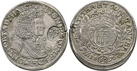 Montfort, Grafschaft. Anton, Administrator und Vormund Antons des Jüngeren 1686-1693. 
Gulden zu 60 Kreuzer 1690 -Langenargen-. Mit Münzmeistersignat...