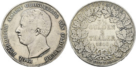 Oldenburg. Paul Friedrich August 1829-1853. 
Doppelter Vereinstaler 1840 B. Für das Fürstentum Birkenfeld. AKS 8, J. 56, Thun 239, Kahnt 321.
Rand u...