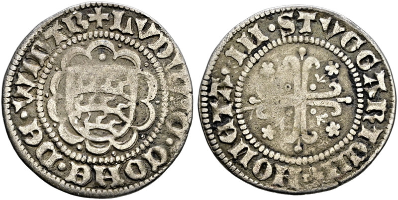 Württemberg. Graf Ludwig I. 1419-1450. 
Schilling o.J. (nach dem Riedlinger Ver...