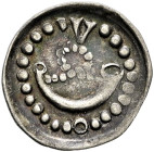 Württemberg. Graf Ulrich V. der Vielgeliebte 1433-1480. 
Einseitiger Pfennig o.J. (1469). Jagdhorn mit Mund- und Trichteröffnung sowie punktiertem Ba...