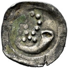 Württemberg. Graf Eberhard V. im Bart 1457/59-1496. 
Einseitiger Heller o.J. (1478/80) -Tübingen-. Gemeinschaftsprägung mit Ulrich V. und Christoph v...