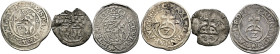 Württemberg. Christoph 1550-1568. 
Lot (3 Stücke): 2 Kreuzer 1563 mit Titulatur Kaiser Ferdinand I. (KR 119.1 var.), 2 Kreuzer 1566 mit Titulatur Kai...