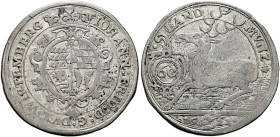 Württemberg. Johann Friedrich 1608-1628. 
Kipper-Hirschgulden zu 60 Kreuzer 1622 -Stuttgart-Berg-. KR 382.3a, Ebner -.
fast sehr schön
