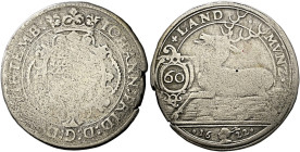 Württemberg. Johann Friedrich 1608-1628. 
Kipper-Hirschgulden zu 60 Kreuzer 1622 -Stuttgart-Berg-. KR 384 var. (mit MÜNZ.), Ebner -.
minimale Sammle...