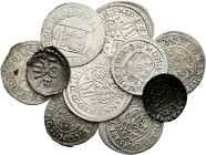 Württemberg. Johann Friedrich 1608-1628. 
Lot (10 Stücke): 2 Kreuzer 1623-1625 -Stuttgart-, 2 Kreuzer 1624 und 1625 -Christophstal-, Kreuzer 1624 und...