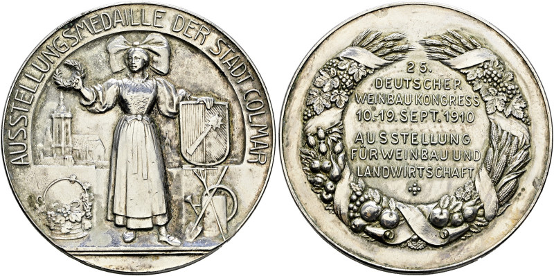 Medaillen und Plaketten aus Elsass-Lothringen von Mayer und Wilhelm, Stuttgart. ...
