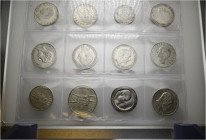 Lots. . 
74 Stücke: zumeist Silbermünzen, dabei: BAYERN: 1/2 Gulden 1844 und Doppelgulden 1852, FRANKFURT: Vereinstaler 1860, KAISERREICH: 2 x 2 Mark...