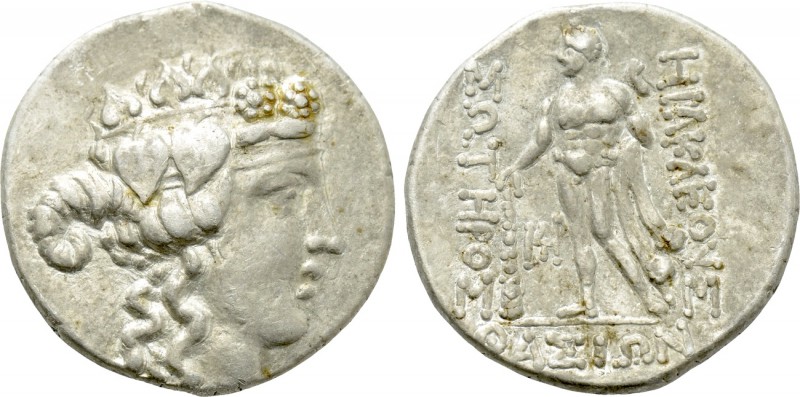 THRACE. Thasos. Tetradrachm (Circa 148-90/80 BC). 

Obv: Head of Dionysos righ...