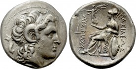 KINGS OF THRACE (Macedonian). Lysimachos (305-281 BC). Tetradrachm. Lampsakos.