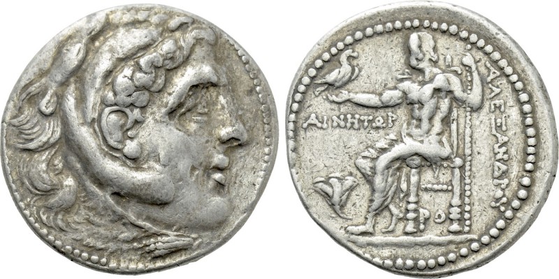 KINGS OF MACEDON. Alexander III 'the Great' (336-323 BC). Tetradrachm. Rhodes. A...