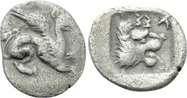 TROAS. Assos. Obol (5th century BC).