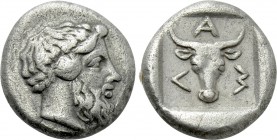 TROAS. Lamponeia. Hemidrachm (4th century BC).