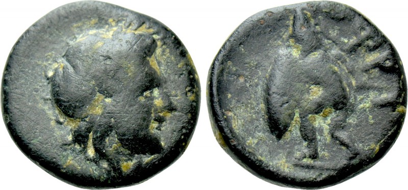 TROAS. Ophrynion. Ae (Circa 350-300 BC). 

Obv: Laureate head of Zeus right.
...