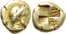MYSIA. Kyzikos. EL Hemihekte (Circa 450-330 BC).