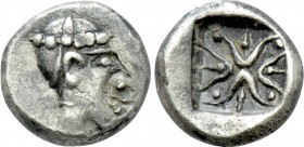 IONIA. Uncertain. Hemiobol (5th century BC).