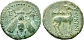 IONIA. Ephesos. Ae (Circa 200 BC). Eythoukrates, magistrate.
