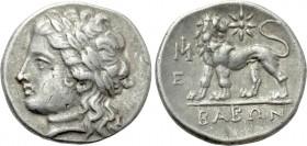 IONIA. Miletos. Drachm (Circa 259-246 BC). Babon, magistrate.