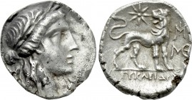 IONIA. Miletos. Drachm (Circa 225-190 BC). Eukleides, magistrate.