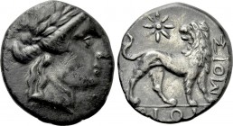 IONIA. Miletos. Drachm (Circa 225-190 BC). Bion, magistrate.