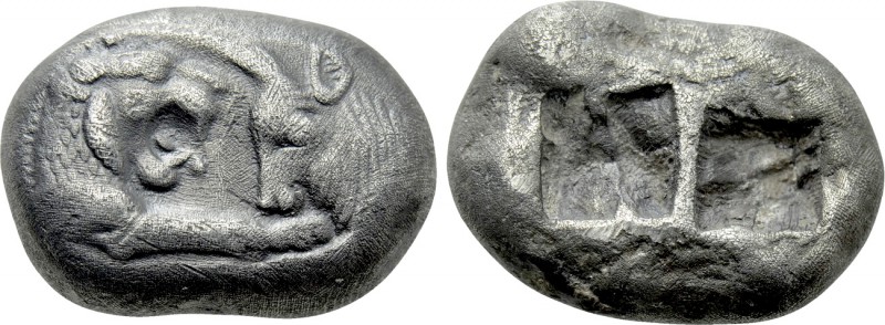 KINGS OF LYDIA. Kroisos (Circa 564/53-550/39 BC). Double Siglos or Stater. Sarde...